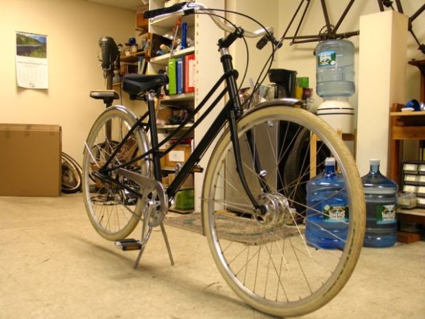 built to last and to have a blast: DBC City Bike's new prototype bike, aka Blackie